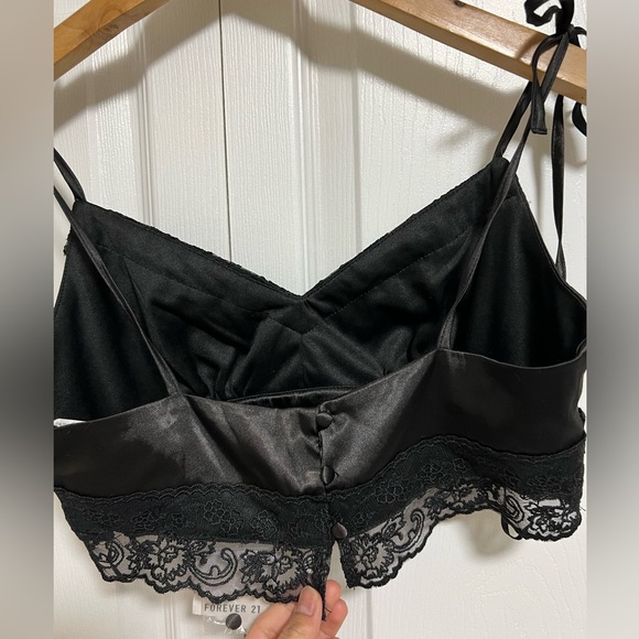 Forever21 Satin Bralette bra top Size Small - Picture 7 of 7